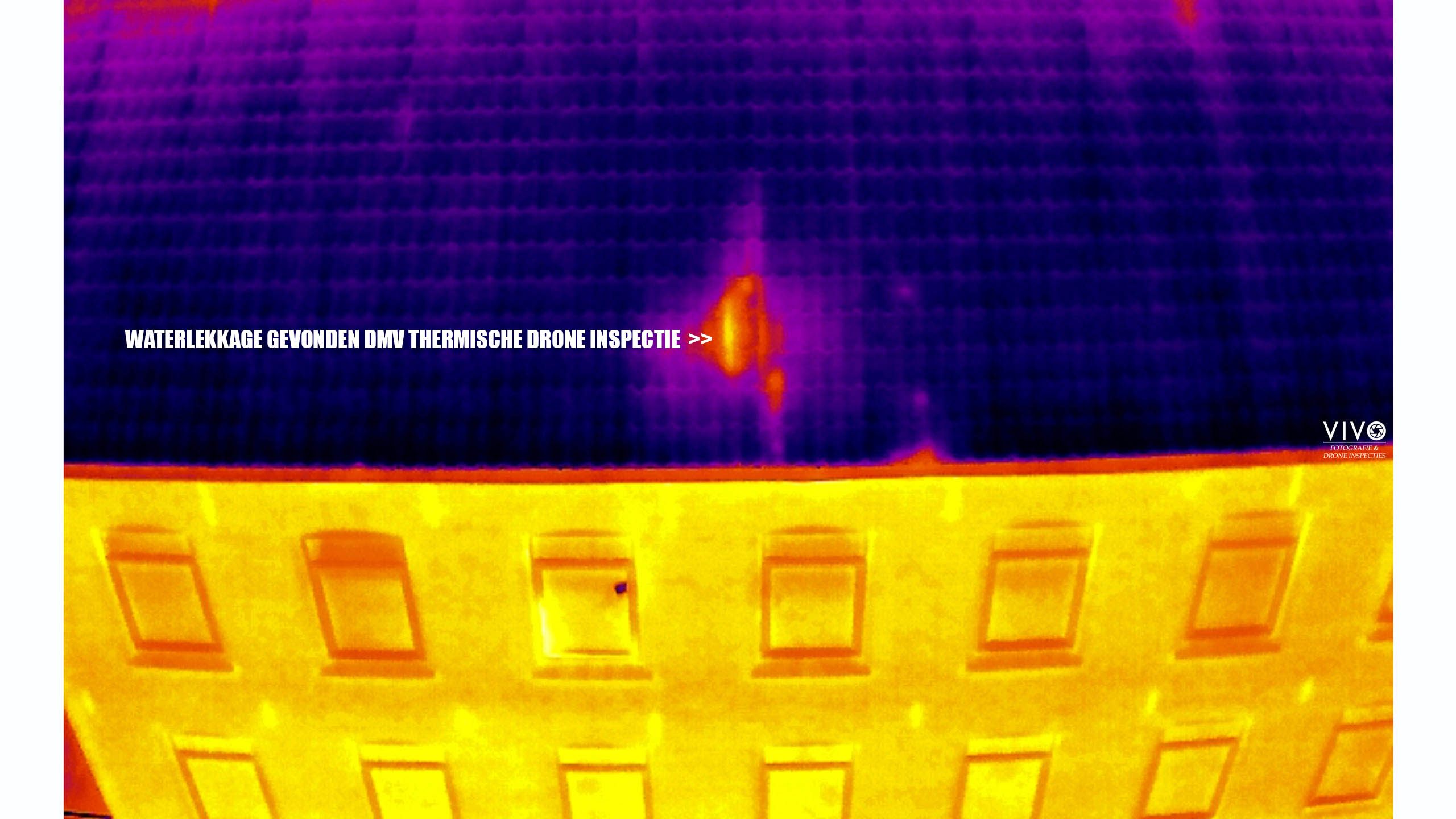 waterlekkages opzoeken met drones