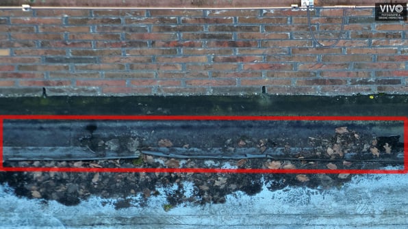 gevel en dak inspectie met drones